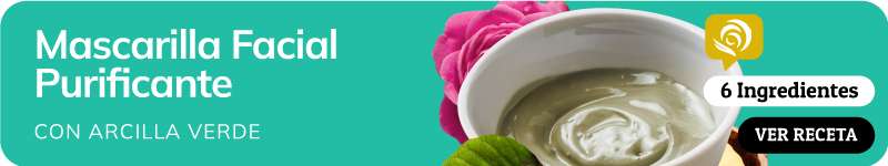 Cómo hacer una mascarilla facial purificante casera con Arcilla Verde e Hidrolato de Rosa Damascena