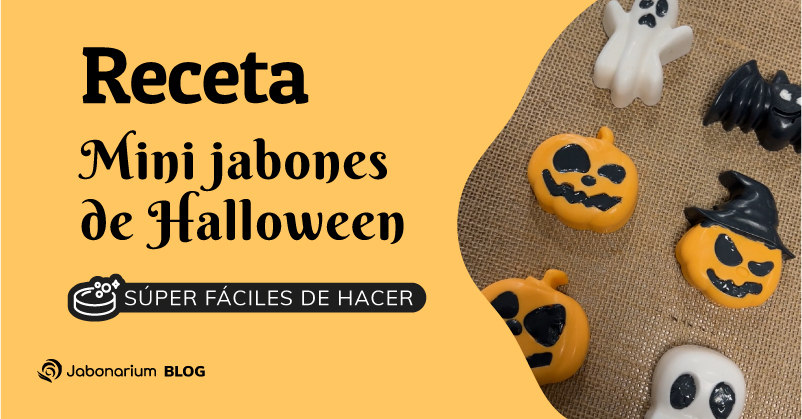 como hacer jabones de glicerina de Halloween