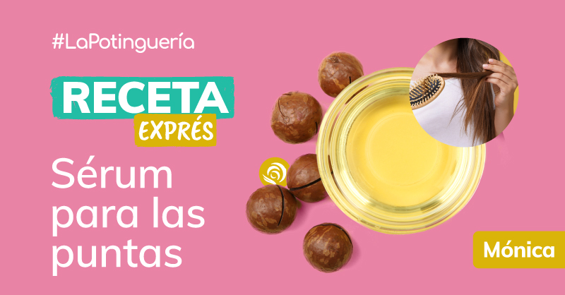 como hacer serum capilar para las puntas