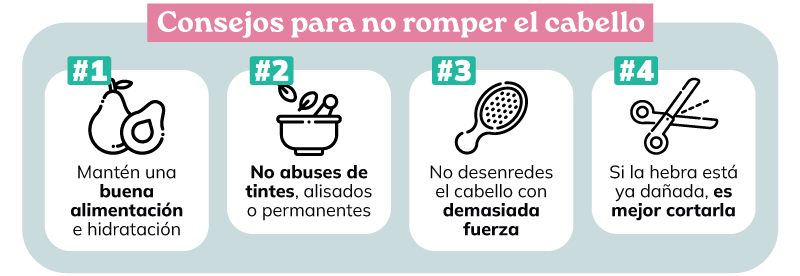 Consejos para no romper el cabello