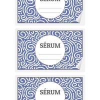 Etiqueta para Serum - Formas 3