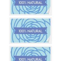 Etiqueta para cosméticos - 100% Natural 3