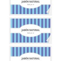Etiqueta para cosméticos - Jabón Natural 4