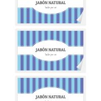 Etiqueta para cosméticos - Jabón Natural 4