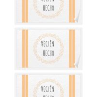 Etiqueta para cosméticos - Recién Hecho 3