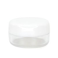 Tarro transparente Tapa blanca 10 ml.