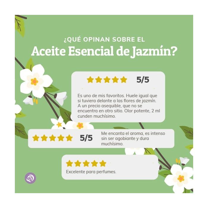 Aceite Esencial de Jazmín Jabonarium - Aceite Cosmética Natural