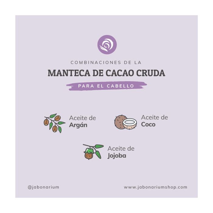 Manteca de Cacao pura Jabonarium - Manteca vegetal Cosmética Natural