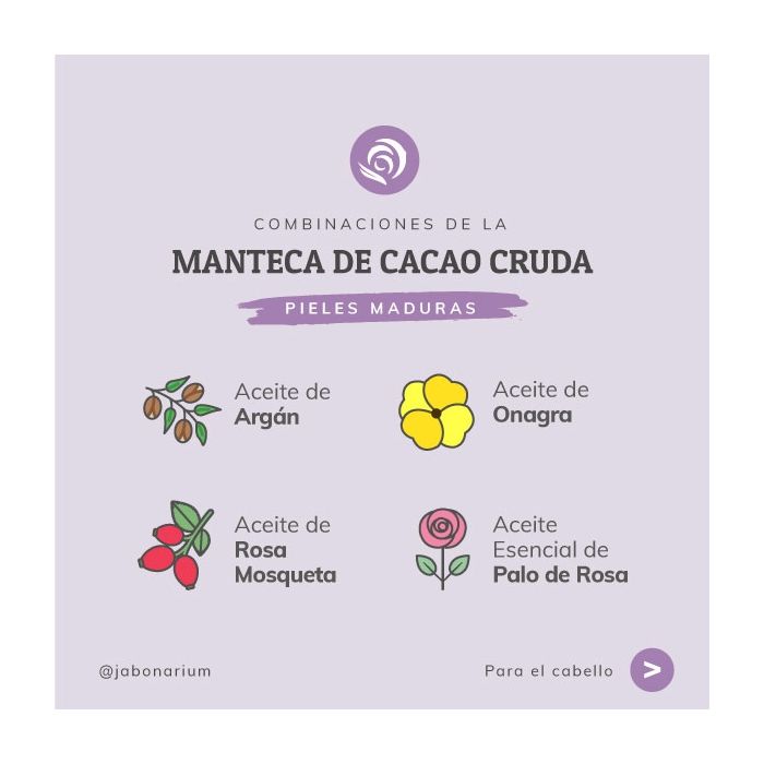 Manteca de Cacao pura Jabonarium - Manteca vegetal Cosmética Natural