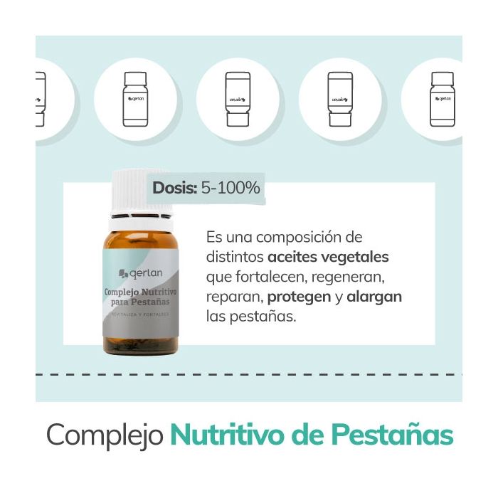 Complejo nutritivo para pestañas Jabonarium - Principio activo Cosmética Natural