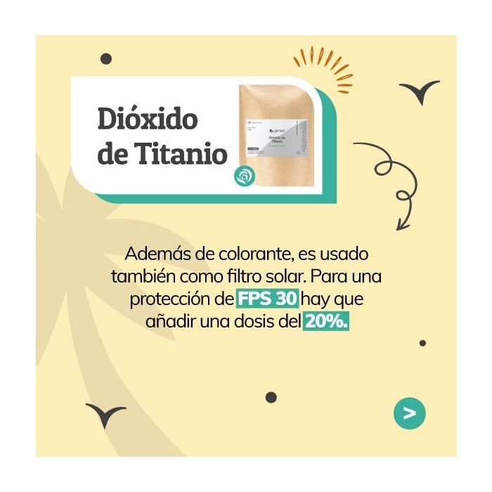 Dióxido de titanio Jabonarium - Colorante para jabón y principio activo Cosmética Natural