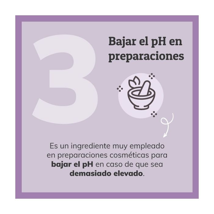Ácido láctico para bajar el pH de las preparaciones - Jabonarium