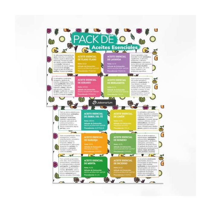 Pack Aceite Esenciales Jabonarium - Aceites Cosmética Natural