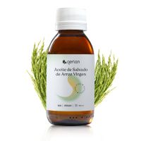 Huile de son de riz vierge biologique