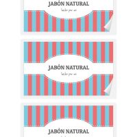 Etiqueta para cosméticos - Jabón Natural 2