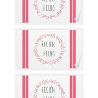 Etiqueta para cosméticos - Recién Hecho 2