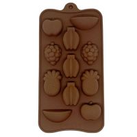 Molde con forma de frutas para jabones de glicerina
