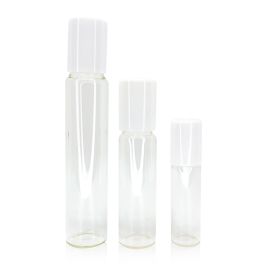 Flacon roll-on en verre transparent
