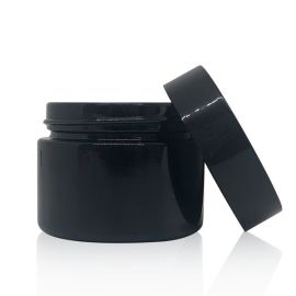 Pot en verre noir 