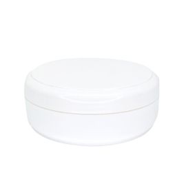 Pot à crème cosmétique blanc