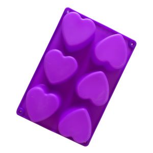 Molde de silicona con Forma de Corazón Jabonarium - Molde de silicona para jabón Cosmética Natural