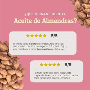 Opiniones del Aceite de Almendras Bio - Jabonarium