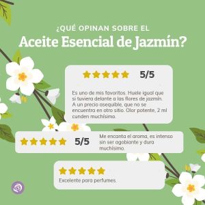 Aceite Esencial de Jazmín Jabonarium - Aceite Cosmética Natural