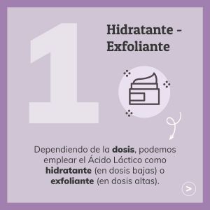 Ácido láctico como hidratante y exfoliante - Jabonarium