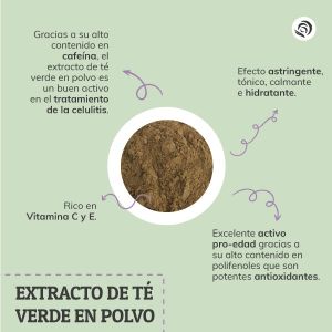 Té Verde en polvo Jabonarium - Extracto Cosmética Natural