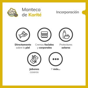 Manteca de Karité pura Jabonarium - Manteca vegetal Cosmética Natural
