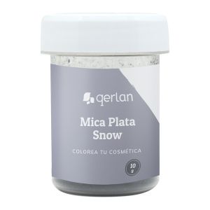 Mica Plata Snow Perladada Jabonarium - Mica Cosmética Natural