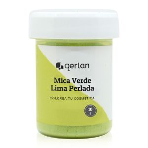 Mica Verde Lima Perlada Jabonarium - Mica Cosmética Natural