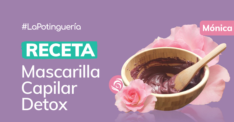 Como hacer Mascarilla DETOX casera para el Cabello de Arcilla Ghassoul y polvo de Pétalos Rosas