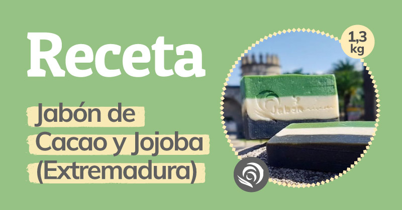 Como hacer jabón casero de Manteca de Cacao y Aceite de Jojoba (Extremadura) - Receta