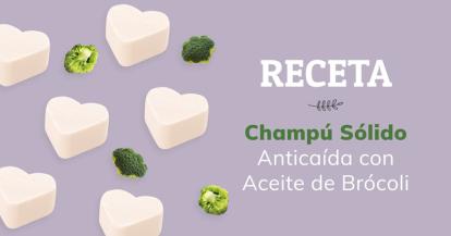 Cómo hacer champú sólido anticaída casero con Aceite de Brócoli e Hidrolato de Romero