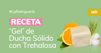 Cómo hacer Gel de Ducha Sólido casero con Trehalosa y Extracto de Algodón