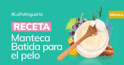 Receta para hacer Manteca Batida para el Pelo Casera de Manteca de Mango y Aceite de Almendras