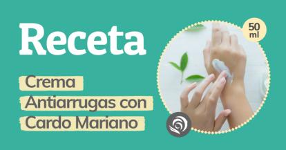 Como hacer crema antiarrugas casera con Cardo Mariano y Agua de Rosas