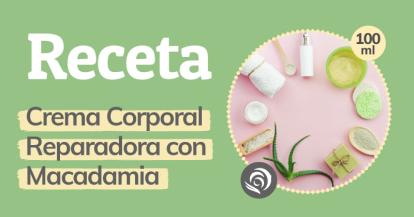 Cómo hacer crema corporal reparadora casera con Aceite de Nuez de Macadamia y Alantoína