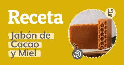 Cómo hacer jabón casero manteca de Cacao y Miel