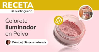 Cómo hacer Colorete Iluminador en Polvo con Arcilla Rosa y Mica Rosa