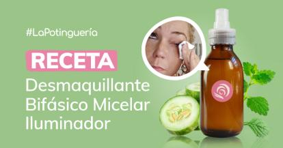 Cómo hacer Desmaquillante Bifásico con Leche de Cabra, Melisa y Pepino