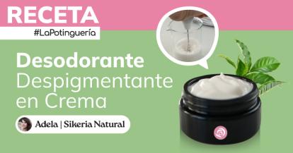 Cómo hacer Desodorante Casero Despigmentante en Crema con Extracto de Regaliz y Niacinamida