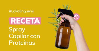 Cómo hacer Spray Capilar Casero de Proteínas de Trigo y Elastina