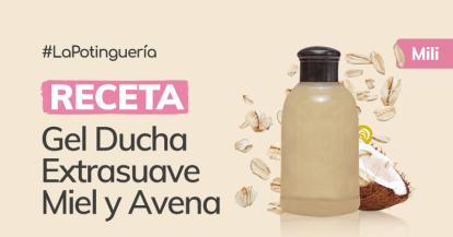 Cómo hacer un Gel de Ducha muy suave casero con Miel en polvo y Avena Coloidal