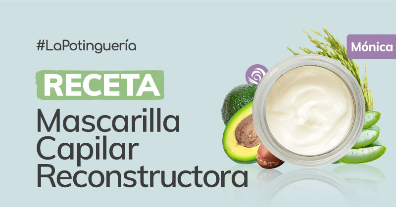 Como hacer Mascarilla Capilar Reconstructora Casera con Aloe Vera y aceites de Argán y Aguacate