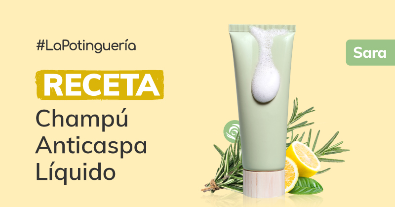 como hacer champú anticaspa casero